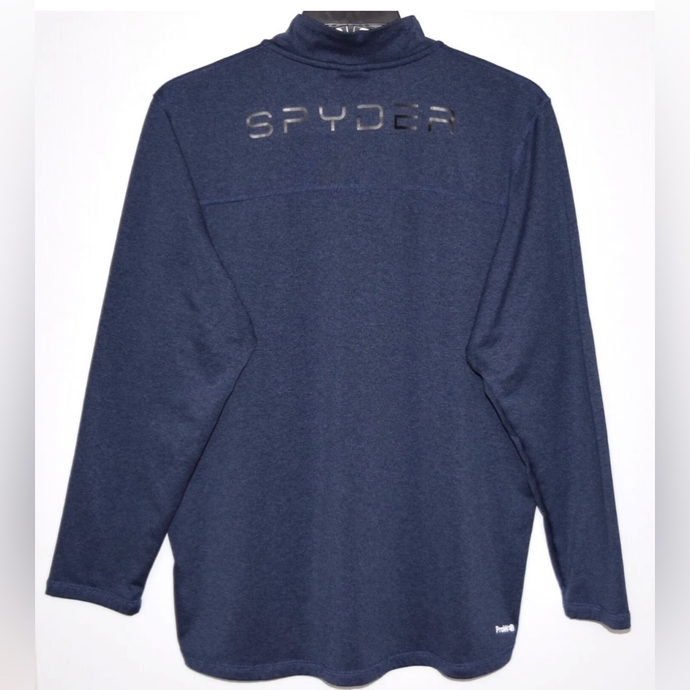 NEW MENS SPYDER ACTIVE 1/4 ZIP TOP! HIGH PERFORMANCE! SPYDER 1/4 ZIP Size L - Picture 5 of 8